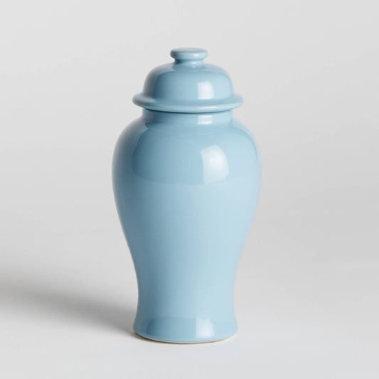 Koa Lidded Mini Ginger Jar Small - Blue