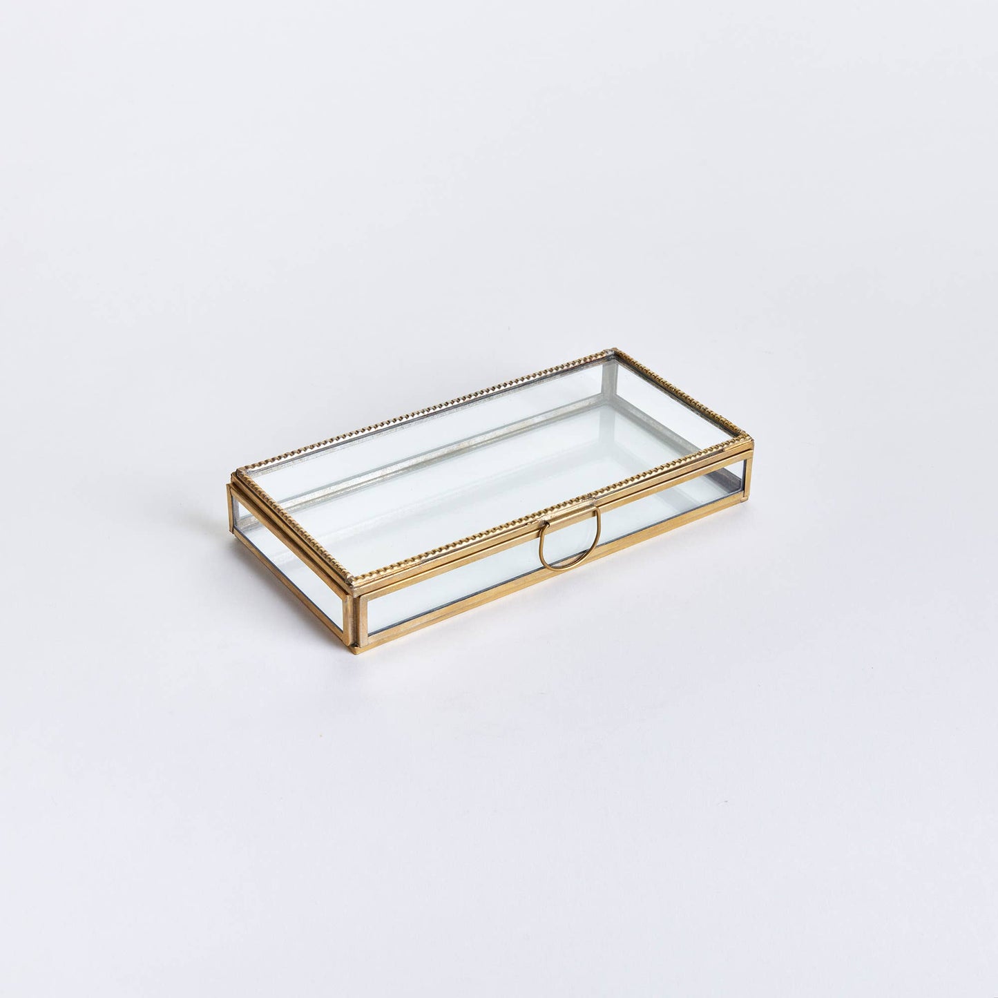 Leida Display Box Small: BRASS / GLASS/IRON