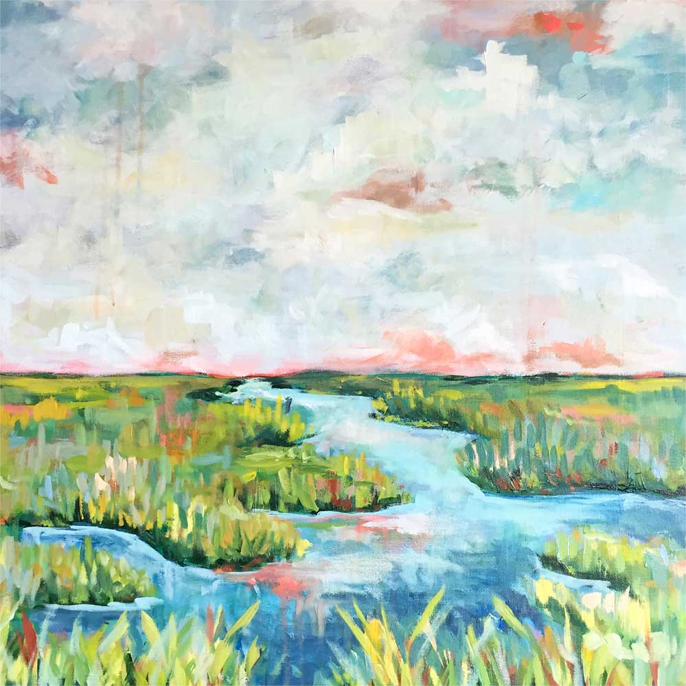 El Bridge Views Stretched Canvas