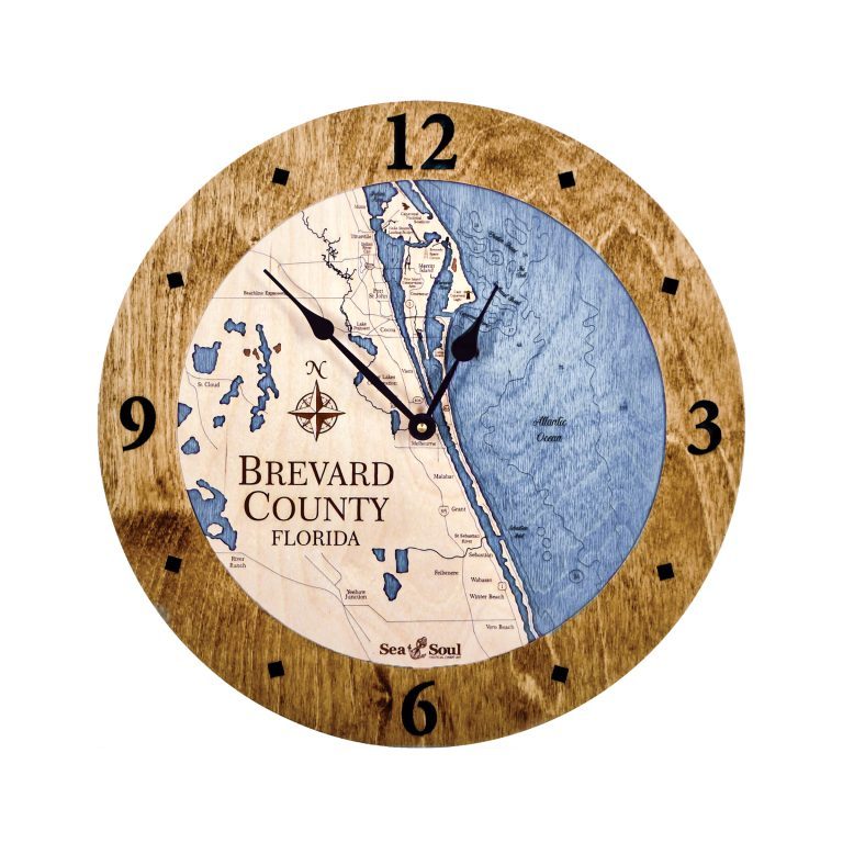 Sea & Soul 36" Brevard County Clock
