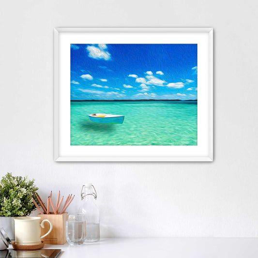 Castaway Matted Print