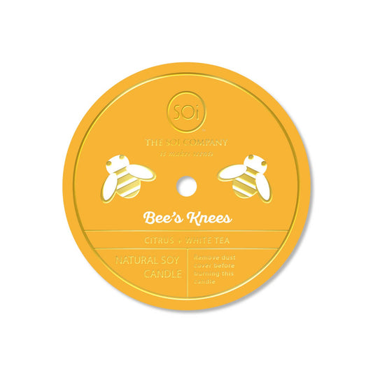 Bee's Knees 12oz Blue Bees Confetti Candle