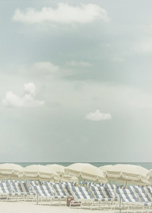 Vintage beach scene