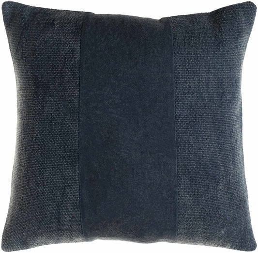 Yuda Navy Square Throw Pillow