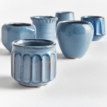 Dezie Mini Pots, Blue- sold individually