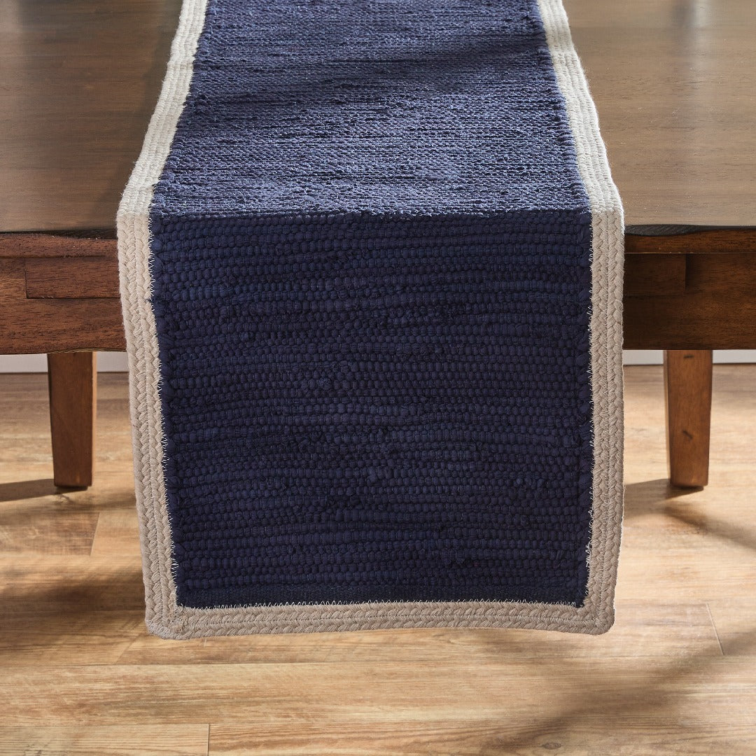 DUNE TABLE RUNNER 14X54 - NAVY