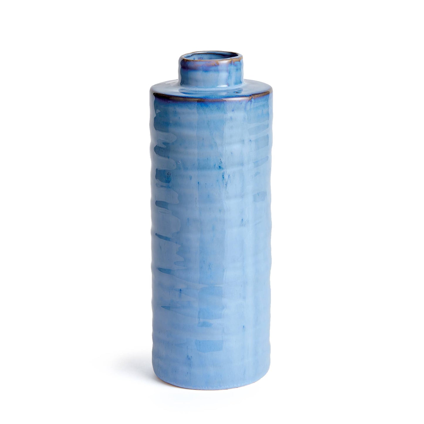 Giada Vase Medium, Blue: Blue / Ceramic/Glaze