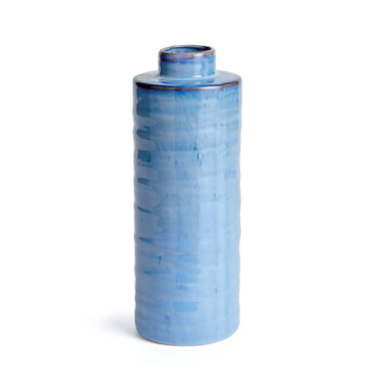 Giada Vase Medium, Blue: Blue / Ceramic/Glaze
