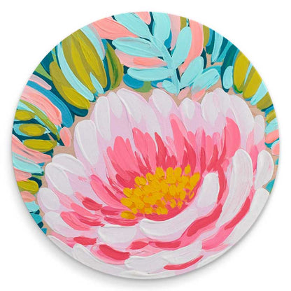 Blooming Flower Garden Coasters - (Set of 4)