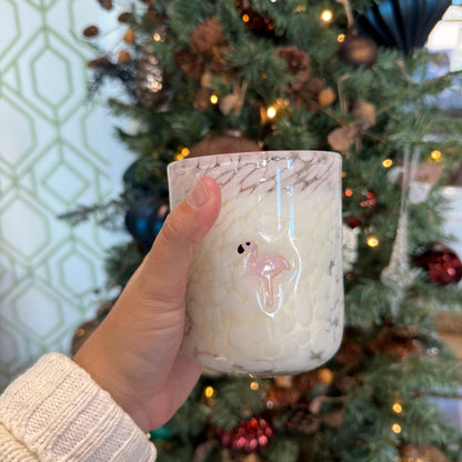 Flamingo Icon Candle - 12 Oz