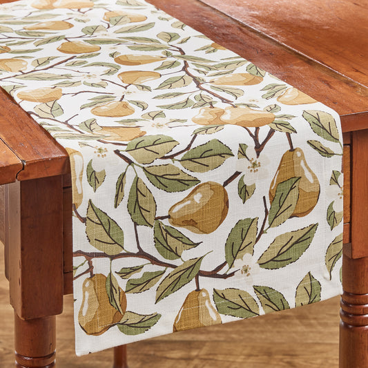 GOLDEN PEAR TABLE RUNNER 13" X 36"