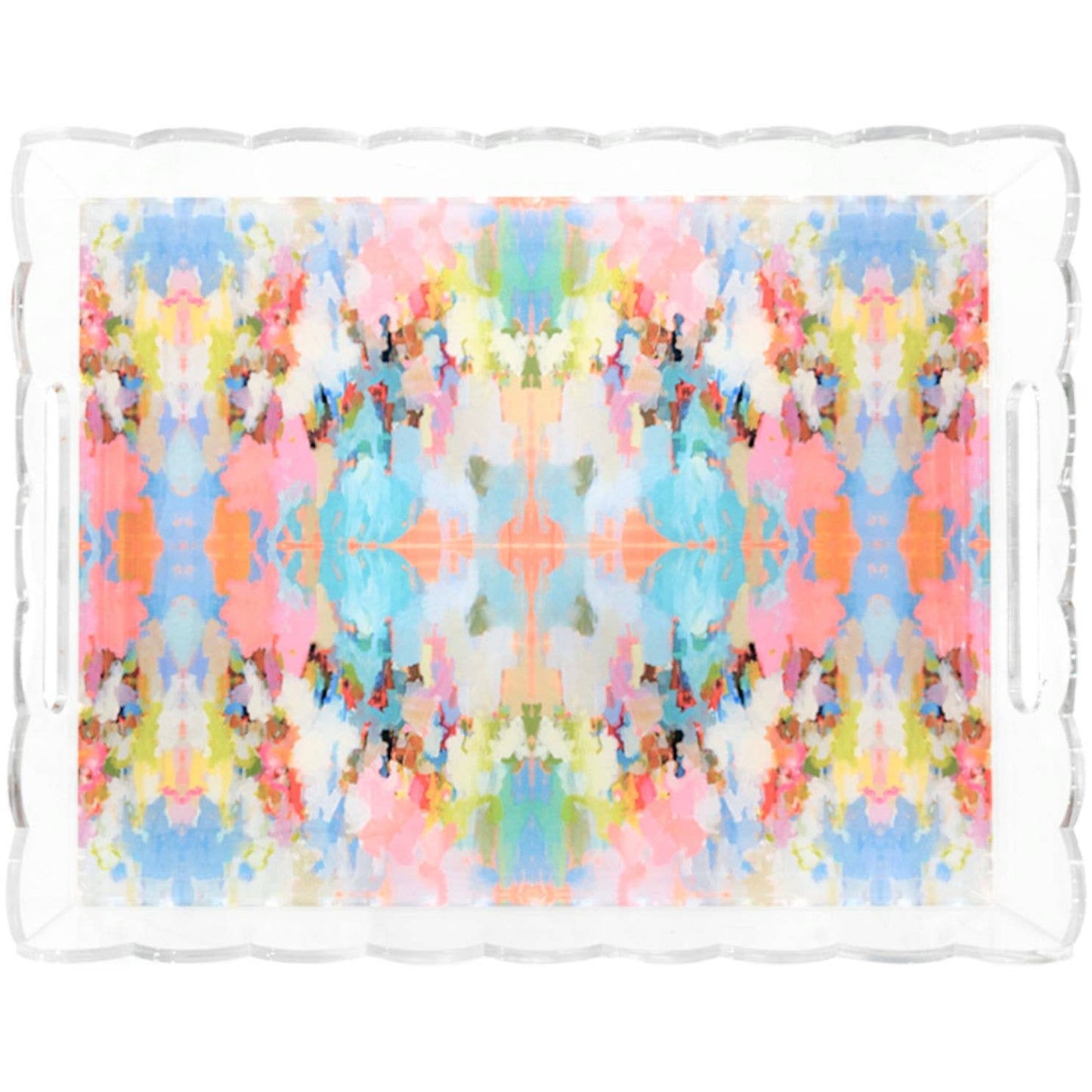 Brooks Avenue Scalloped Tray Large: Large