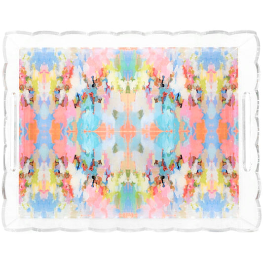 Brooks Avenue Scalloped Tray Large: Large