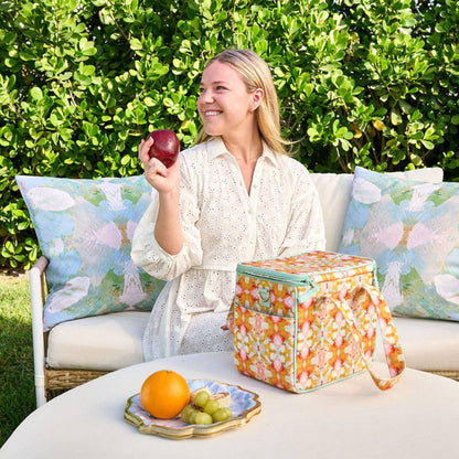 Elephant Falls 22x22 Outdoor Pillow: 22" x 22" Throw Pillow