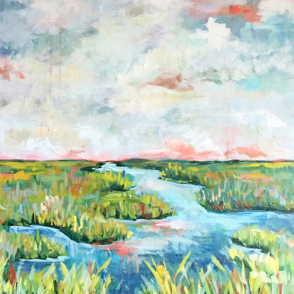 El Bridge Views Stretched Canvas