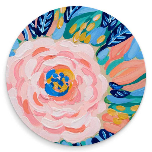 Blooming Flower Garden - Set of 4 Coaster Set