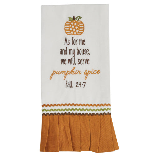 PUMPKIN SPICE DECORATIVE DISHTOWEL