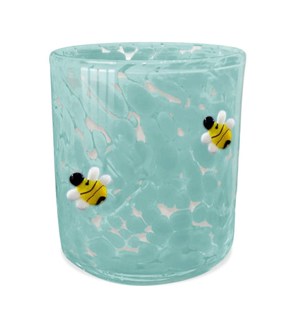 Bee's Knees 12oz Blue Bees Confetti Candle