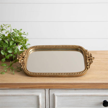 Antique Inspired Mirror Tray (Pk/02)