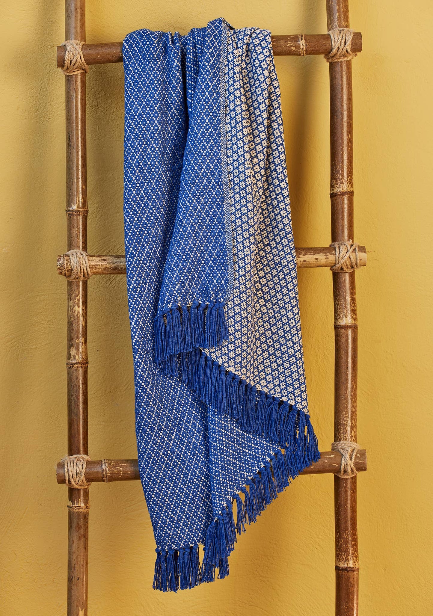 Rosalie Recycled Cotton Throw: Jade(JA)