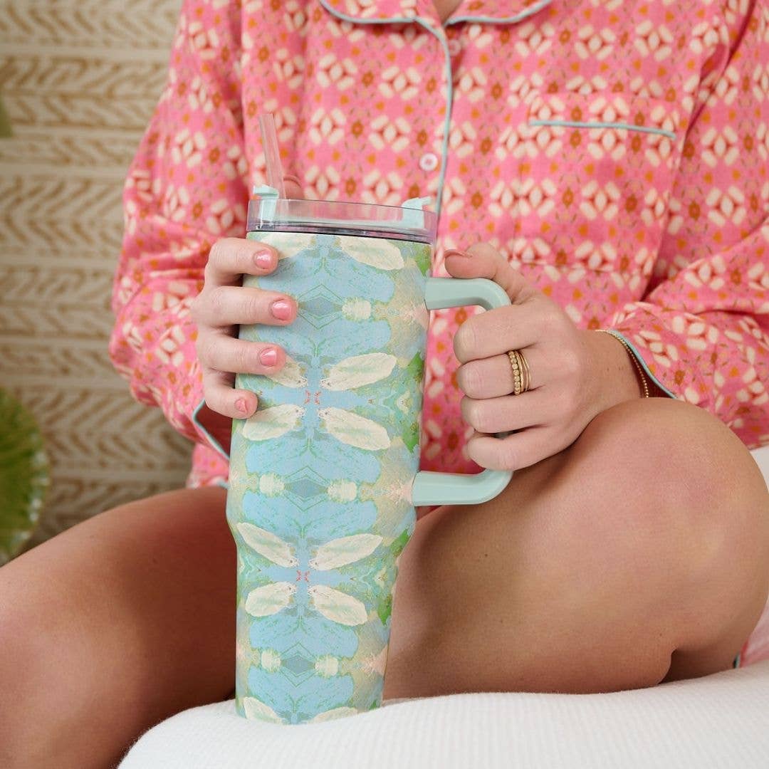 Elephant Falls 40 oz. Travel Tumbler: One Size