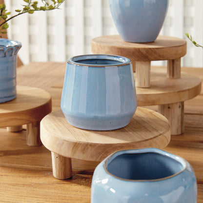 Dezie Mini Pots, Blue- sold individually