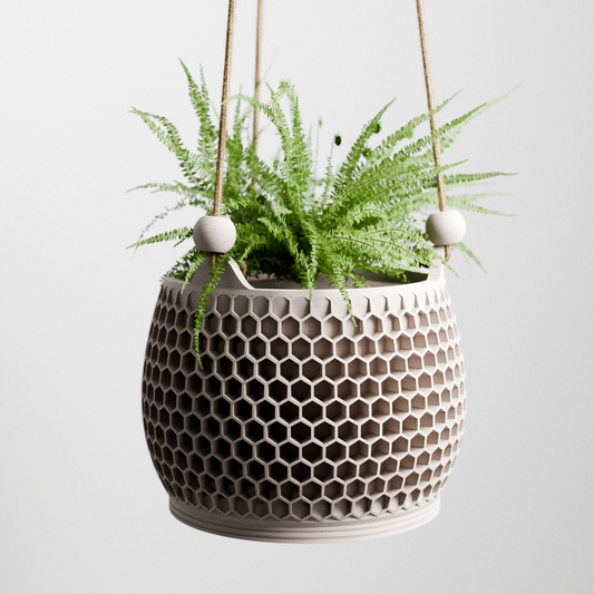 Hanging Honeycomb Planter