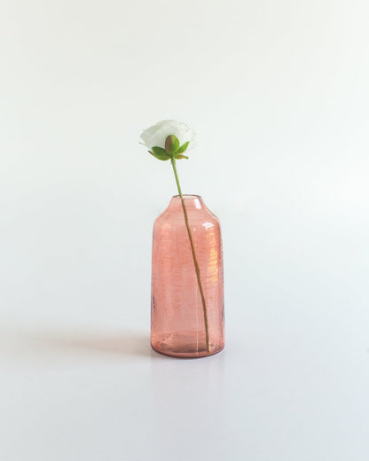 Siena Handblown Hammered Bud Vase