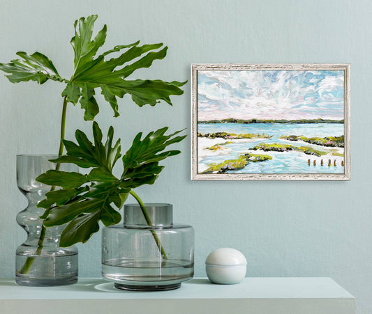 Late Day At Lowlands Mini Framed Canvas