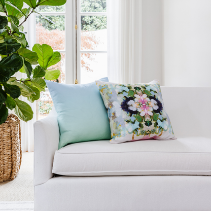 Nantucket Bloom 22x22 Pillow: 22” x 22” Throw Pillow