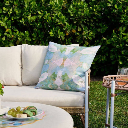 Elephant Falls 22x22 Outdoor Pillow: 22" x 22" Throw Pillow