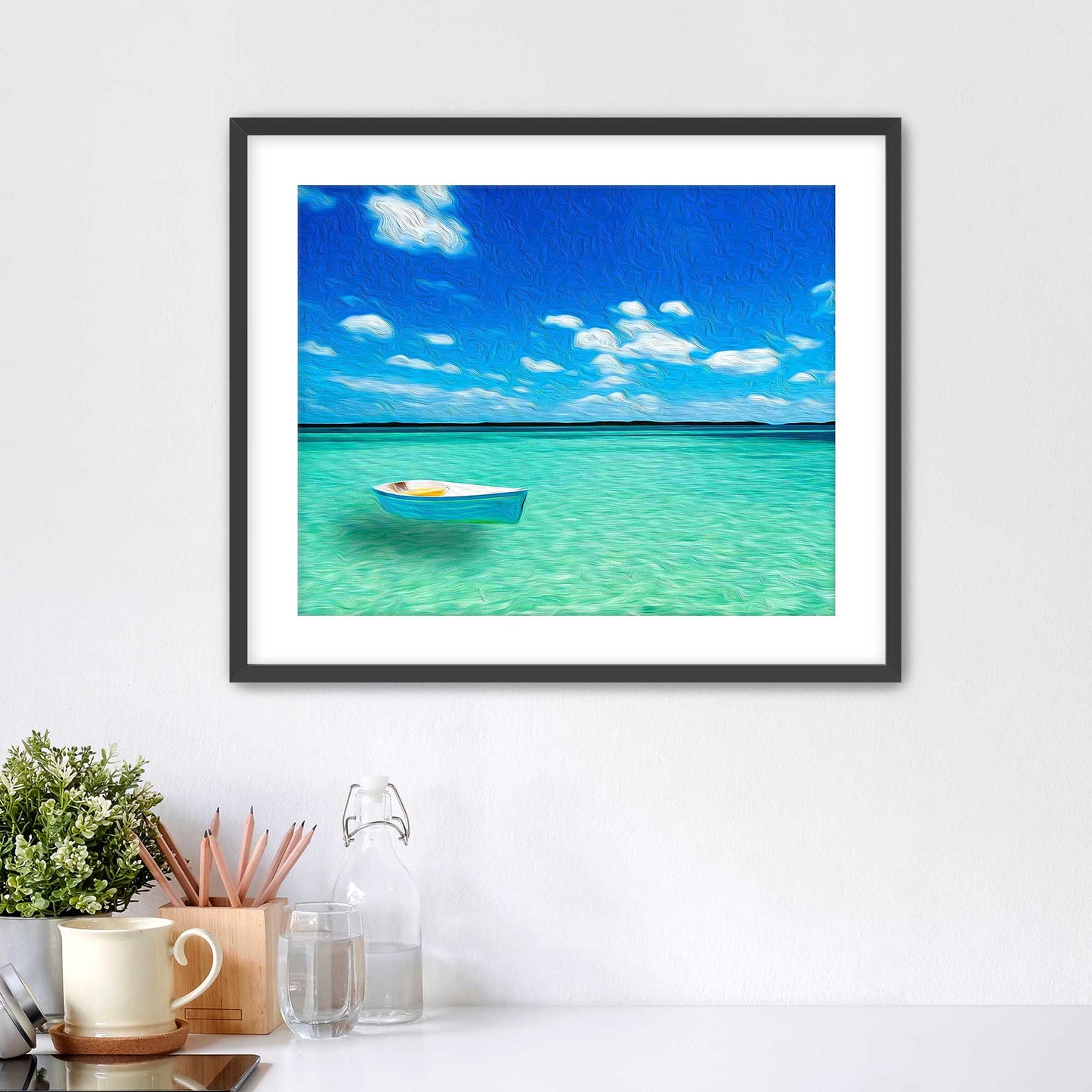 Castaway Matted Print