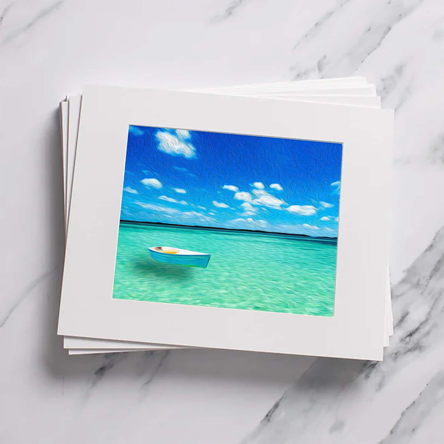 Castaway Matted Print