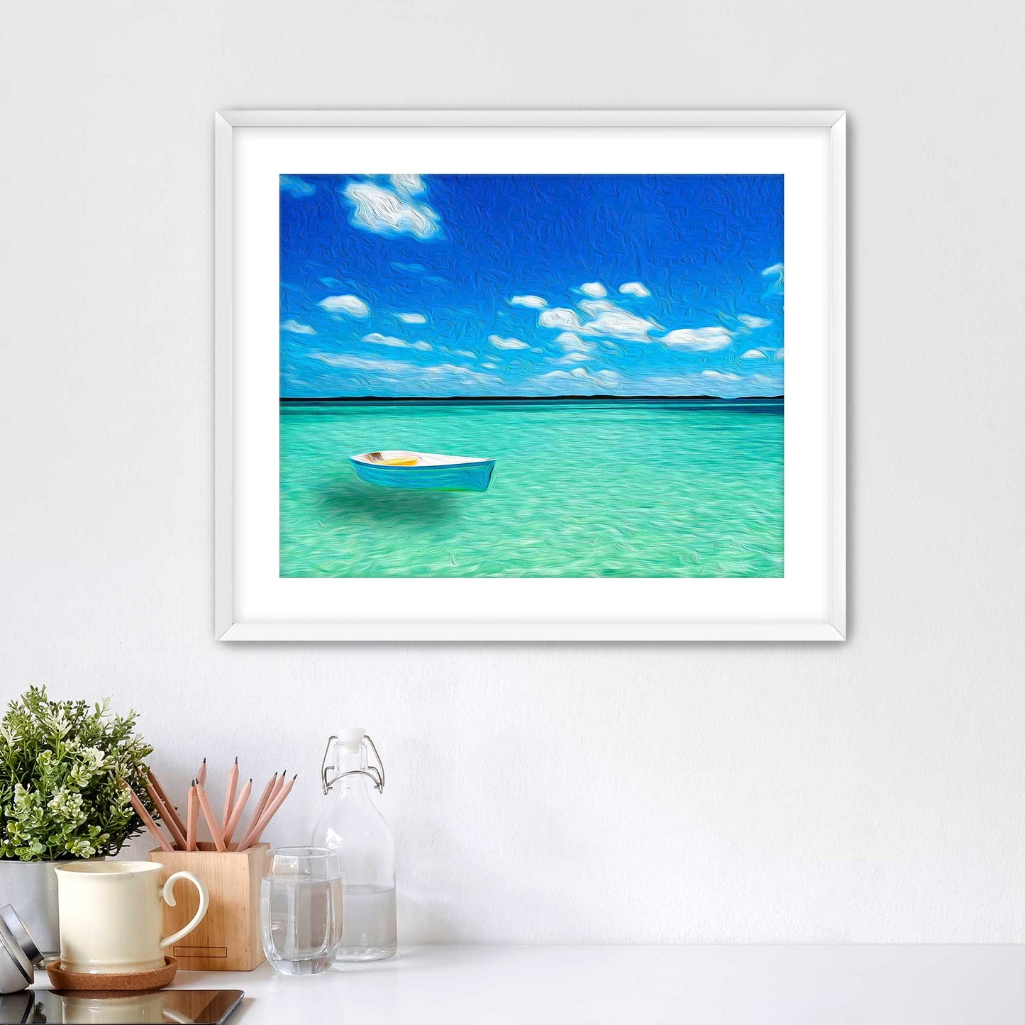 Castaway Matted Print