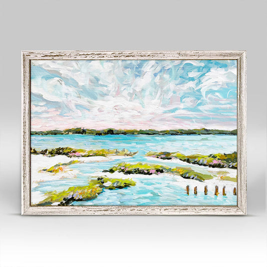Late Day At Lowlands Mini Framed Canvas