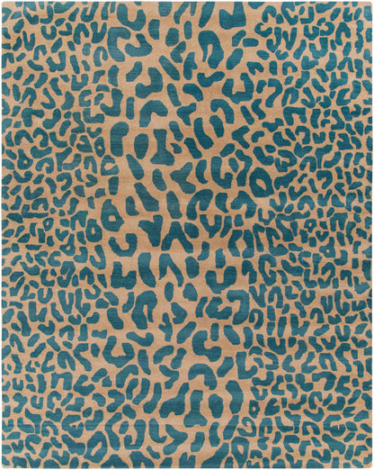 Lockbourne Leopard Print Area Rug