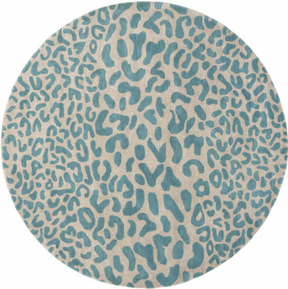 Lockbourne Leopard Print Area Rug
