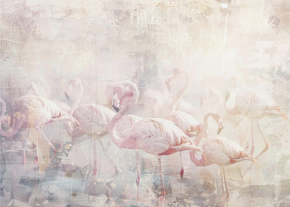 Flamingo Animal Vintage Art Illustration Wallart 10