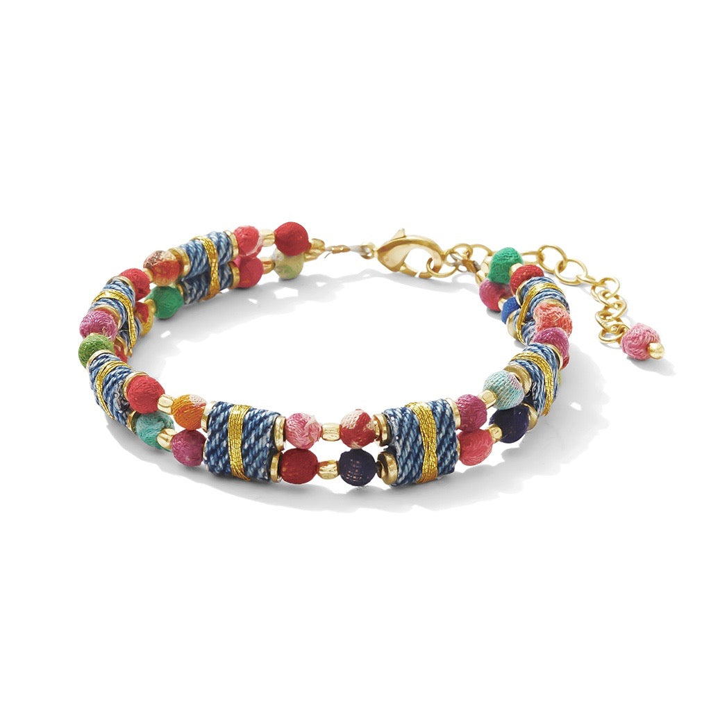 Kantha Sari Bracelet