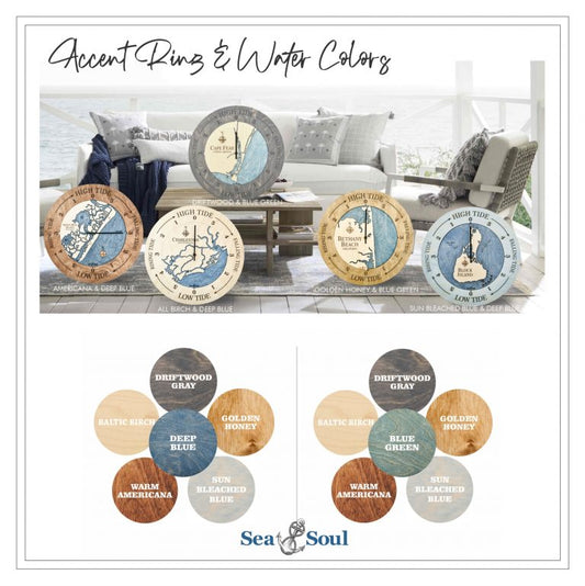 Sea & Soul 16" Tide Clock